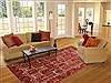 Bakhtiar Red Hand Knotted 611 X 98 Area Rug 100-19317 Thumb 4