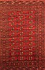 Bokhara Red Hand Knotted 72 X 109  Area Rug 100-19321 Thumb 0
