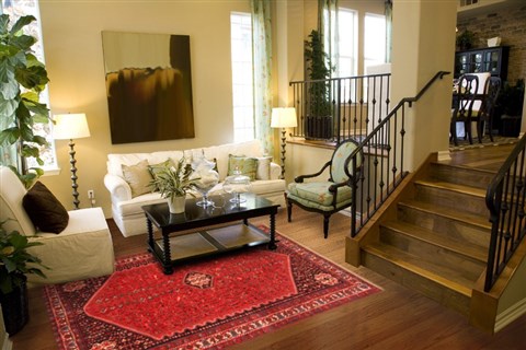 Abadeh Red Hand Knotted 67 X 911 Area Rug 100-19322 Image 3