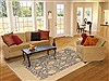 Chobi Blue Hand Knotted 82 X 102 Area Rug 250-19332 Thumb 4