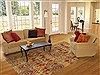 Modern Blue Hand Knotted 78 X 911  Area Rug 250-19336 Thumb 4