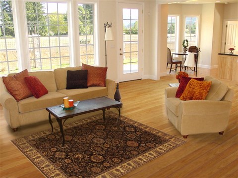 Chobi Brown Hand Knotted 50 X 78 Area Rug 250-19340 Image 4