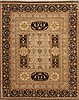 Chobi Black Hand Knotted 80 X 103  Area Rug 250-19345 Thumb 0