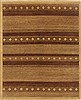 Gabbeh Brown Hand Knotted 82 X 101 Area Rug 250-19350 Thumb 0