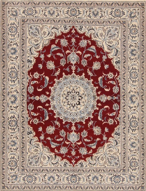 Nain Blue Hand Knotted 44 X 66  Area Rug 250-19367 Image 0