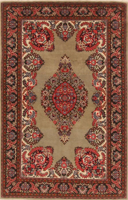 Sarouk Purple Hand Knotted 44 X 68  Area Rug 250-19370 Image 0