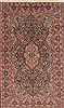 Kerman Blue Hand Knotted 410 X 80  Area Rug 250-19372 Thumb 0