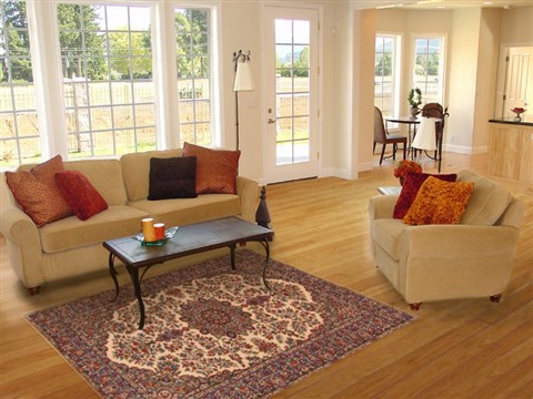 Kerman Beige Hand Knotted 411 X 77 Area Rug 250-19379 Image 4