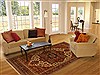 Serapi Orange Hand Knotted 80 X 102 Area Rug 250-19387 Thumb 4