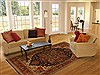 Serapi Orange Hand Knotted 80 X 100 Area Rug 250-19393 Thumb 4