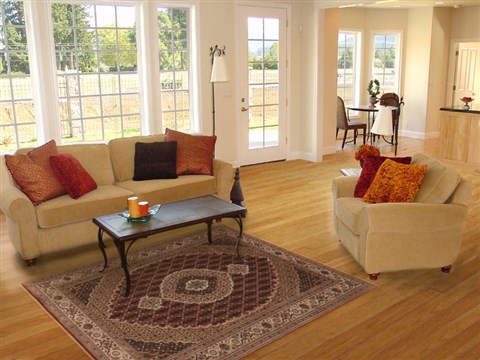 Tabriz Beige Hand Knotted 48 X 67 Area Rug 250-19402 Image 5