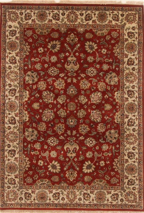 Kashan Red Hand Knotted 411 X 70 Area Rug 250-19405 Image 0