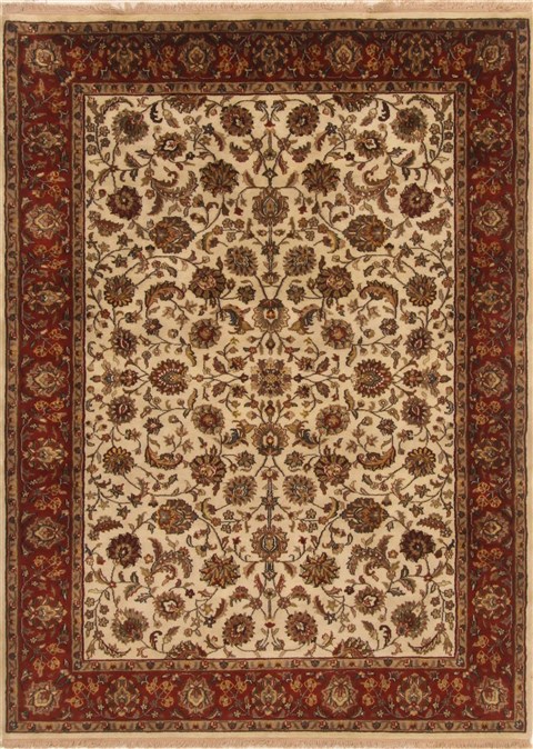 Kashan Red Hand Knotted 50 X 611  Area Rug 250-19434 Image 0