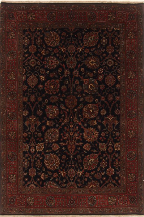 Tabriz Blue Hand Knotted 411 X 73 Area Rug 250-19435 Image 0