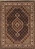 Tabriz Black Hand Knotted 48 X 65  Area Rug 250-19440 Thumb 0