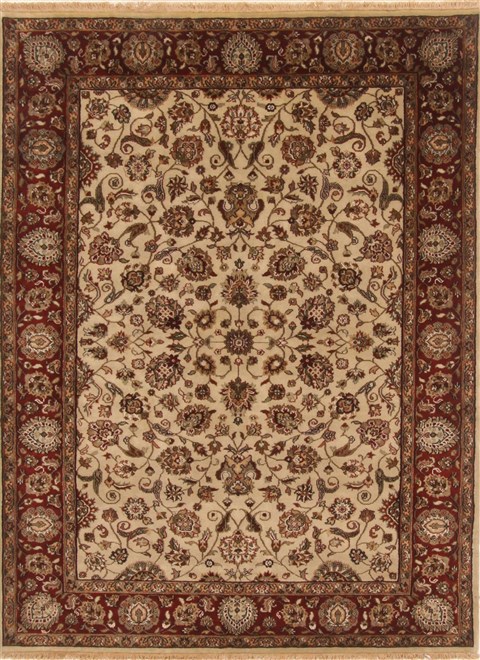 Kashan Red Hand Knotted 51 X 611 Area Rug 250-19442 Image 0