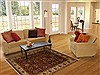 Tabriz Orange Hand Knotted 411 X 69 Area Rug 250-19444 Thumb 5