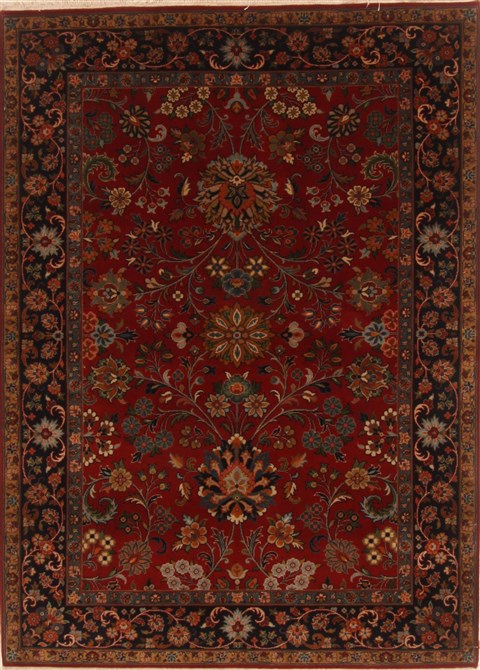Mashad Red Hand Knotted 52 X 71  Area Rug 250-19449 Image 0