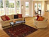 Mashad Red Hand Knotted 52 X 71  Area Rug 250-19449 Thumb 5