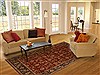 Kashan Red Hand Knotted 80 X 100 Area Rug 250-19472 Thumb 4