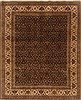 Herati Black Hand Knotted 83 X 101  Area Rug 250-19476 Thumb 0