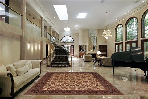 Kashmar Beige Hand Knotted 80 X 105 Area Rug 250-19478 Image 1