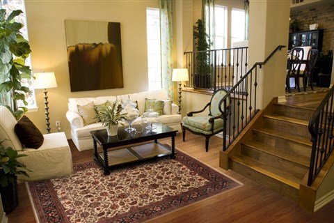 Kashmar Beige Hand Knotted 80 X 105 Area Rug 250-19478 Image 3