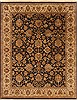 Agra Black Hand Knotted 80 X 103  Area Rug 250-19486 Thumb 0