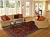 Tabriz Red Hand Knotted 711 X 911  Area Rug 250-19488 Thumb 4