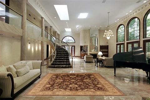 Kashan Brown Hand Knotted 711 X 98 Area Rug 250-19490 Image 1