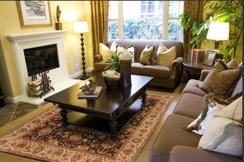 Agra Black Hand Knotted 81 X 105 Area Rug 250-19491 Image 2