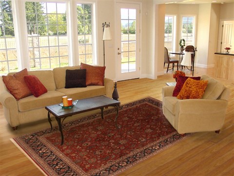 Kashmar Red Hand Knotted 80 X 911 Area Rug 250-19492 Image 4
