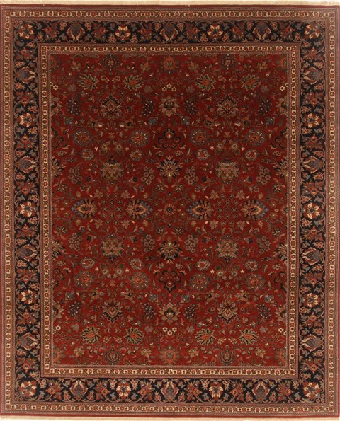Kashmar Red Hand Knotted 80 X 911 Area Rug 250-19492 Image 0