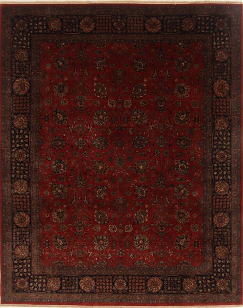 Tabriz Red Hand Knotted 710 X 101 Area Rug 250-19496 Image 0