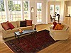 Tabriz Red Hand Knotted 710 X 101 Area Rug 250-19496 Thumb 4
