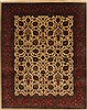 Tabriz Beige Hand Knotted 82 X 102 Area Rug 250-19497 Thumb 0