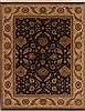 Kashan Black Hand Knotted 83 X 106  Area Rug 250-19499 Thumb 0