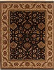 Kashan Black Hand Knotted 83 X 106  Area Rug 250-19499 Thumb 0