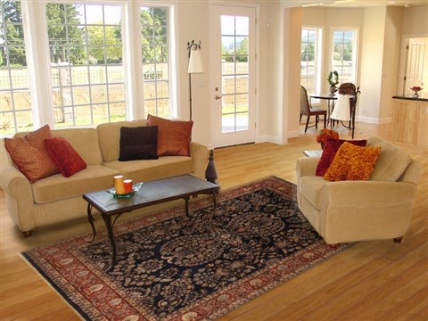 Sarouk Blue Hand Knotted 711 X 102 Area Rug 250-19500 Image 4