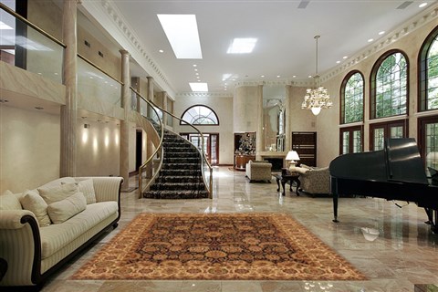 Tabriz Black Hand Knotted 710 X 97 Area Rug 250-19503 Image 1