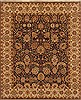Tabriz Black Hand Knotted 710 X 97 Area Rug 250-19503 Thumb 0