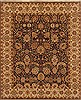 Tabriz Black Hand Knotted 710 X 97  Area Rug 250-19503 Thumb 0