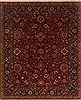 Isfahan Red Hand Knotted 82 X 100  Area Rug 250-19504 Thumb 0