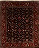 Tabriz Black Hand Knotted 80 X 99  Area Rug 250-19506 Thumb 0