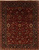 Sarouk Red Hand Knotted 711 X 100  Area Rug 250-19507 Thumb 0