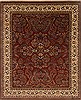 Sarouk Red Hand Knotted 81 X 100 Area Rug 250-19509 Thumb 0