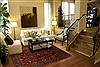 Sarouk Red Hand Knotted 81 X 97 Area Rug 250-19517 Thumb 3