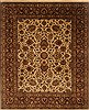 Kashan Beige Hand Knotted 80 X 100  Area Rug 250-19519 Thumb 0
