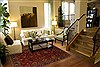 Sarouk Red Hand Knotted 82 X 101 Area Rug 250-19522 Thumb 3