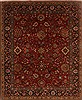 Sarouk Red Hand Knotted 82 X 101  Area Rug 250-19522 Thumb 0